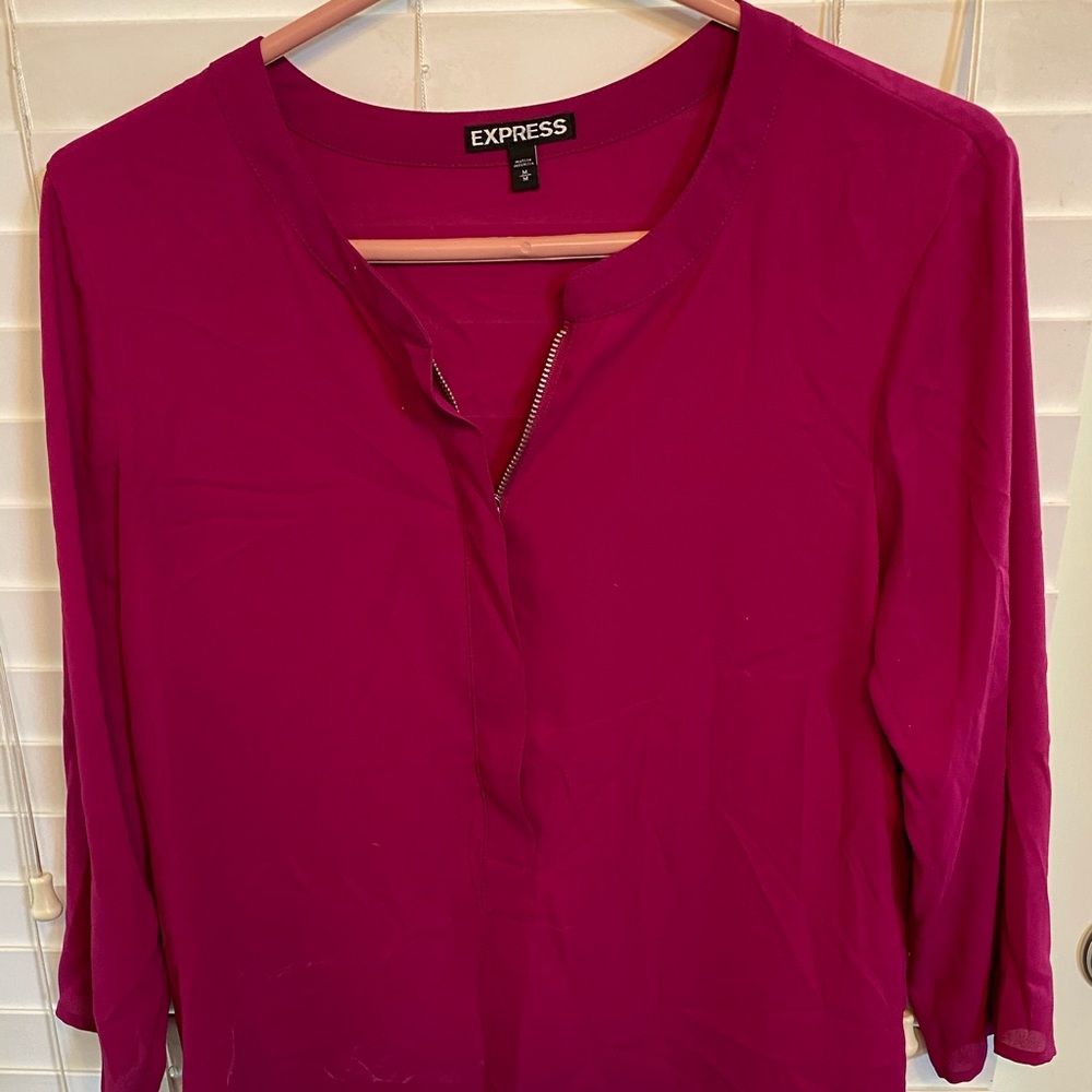 Wine express dress shirt